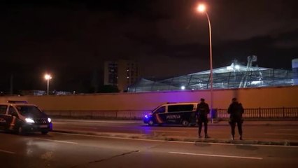 Protesta en un centro de internamiento de migrantes en Madrid