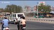 Huge dust devil whips through Indian road stalling traffic