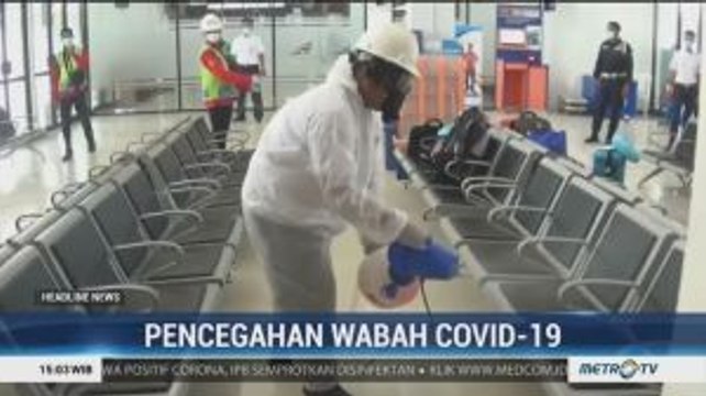 Cegah Penyebaran Covid-19, Sejumlah Daerah Lakukan Penyemprotan Disinfektan