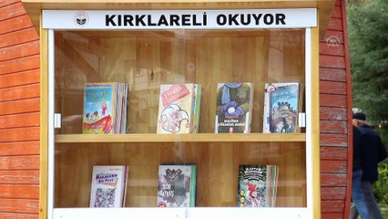 'Panik yapma kitap oku' sloganıyla sokaklara kitaplıklar konuldu - KIRKLARELİ