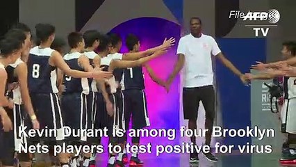 Coronavirus: NBA star Kevin Durant tests positive