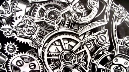 Comment dessiner des détails réalistes_ à l'intérieur d'une montre  