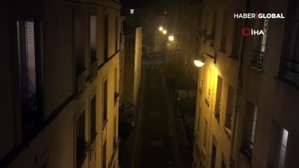 Parislilerden sağlık çalışanlarına alkışlı teşekkür