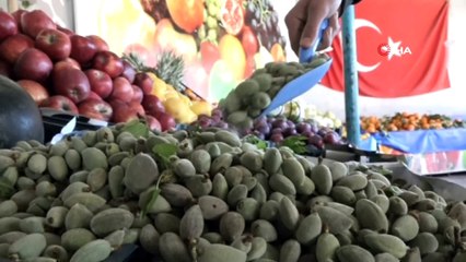 Antalya'da çağla sezonu açıldı...Kilosu 30-40 liradan satılıyor