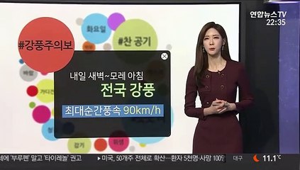 Tải video: [날씨트리] 전국 태풍급 강풍…곳곳 요란한 봄비