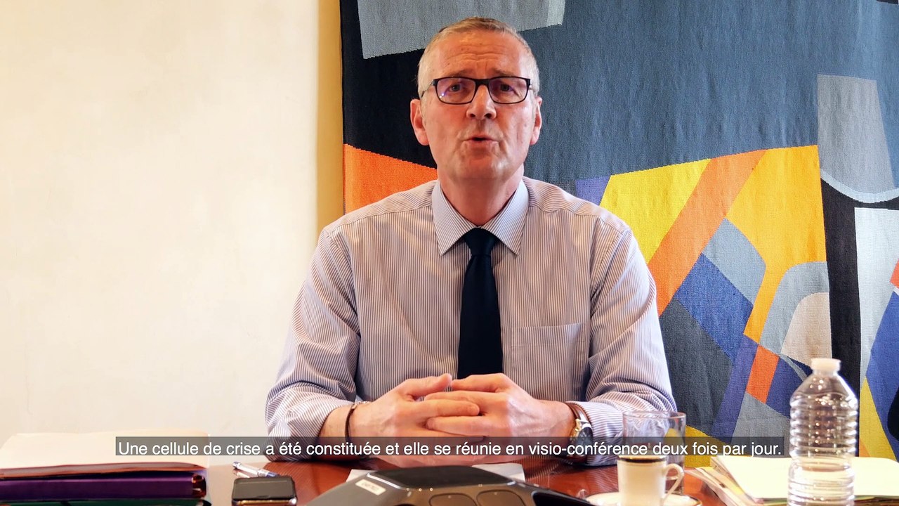 CORONAVIRUS - ALLOCUTION DE PASCAL BLANC - 18/03/2020