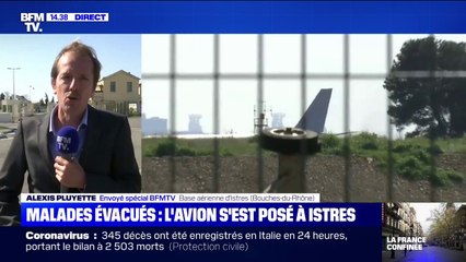 L'avion militaire transportant les malades de l'hôpital de Mulhouse a atterri à Istres