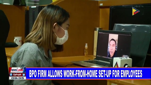 BPO firm allows work-from-home set-up for employees