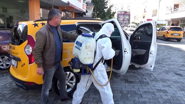 Erdemli'de koronavirüs önlemleri - MERSİN