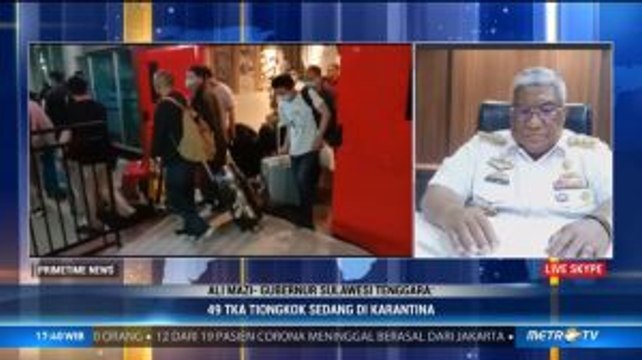 49 TKA Asal Tiongkok yang Masuk Kendari Dikarantina