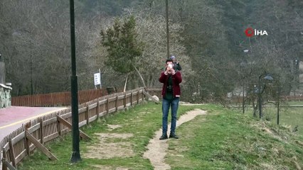 Bolu’da yüksek kesimlerde kar yağışı başladı