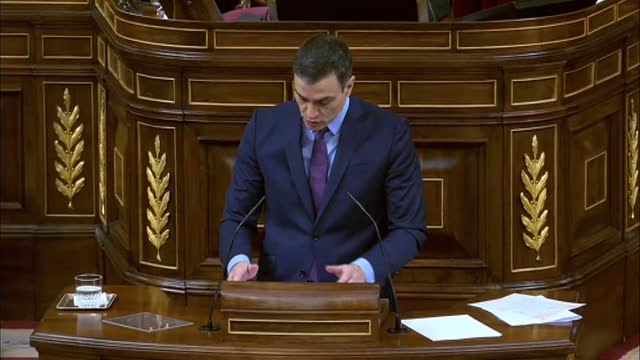 Pedro Sánchez pide unidad política para hacer frente a la crisis del coronavirus