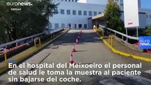 El hospital del Meixoeiro de Vigo comienza a realizar las pruebas del coronavirus en los coches