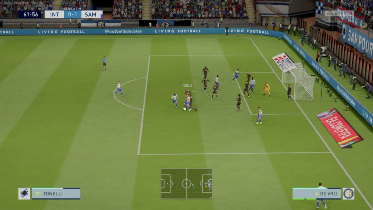 Inter Milan - UC Sampdoria : notre simulation FIFA 20 (Serie A - 25e journée)