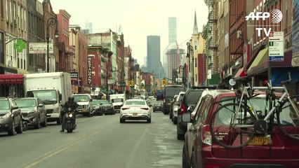 Entregadores precisam enfrentar o coronavírus em Nova York