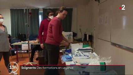 Soignants : des formations en urgence