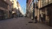 Bruxelles - Quelques minutes avant le confinement, rue Neuve (vidéo Germani)