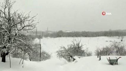 Malatya'da Mart ayında yoğun kar yağışı