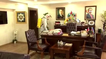 BBP Genel Merkezi korona virüse karşı dezenfekte edildi