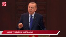 Erdoğan: 65 yaş üstüne maske ve kolonya dağıtılacak