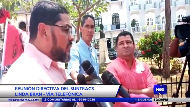Reunión directiva del Suntracs - Nex Noticias