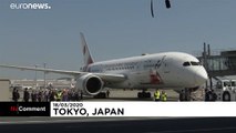 Elindult Athénba a japán gép az olimpiai lángért