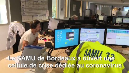 Coronavirus: deux fois plus d'appels au SAMU de Bordeaux