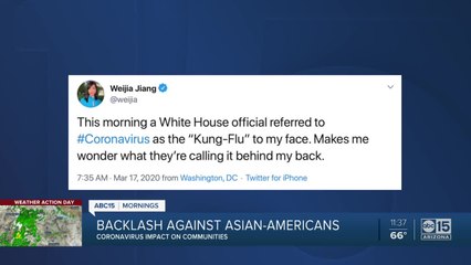 Groups say coronavirus is causing backlash toward Asian-Americans