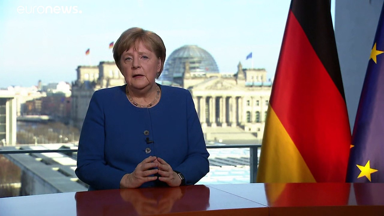 Merkel: 'Passen Sie gut auf sich und auf Ihre Liebsten auf'