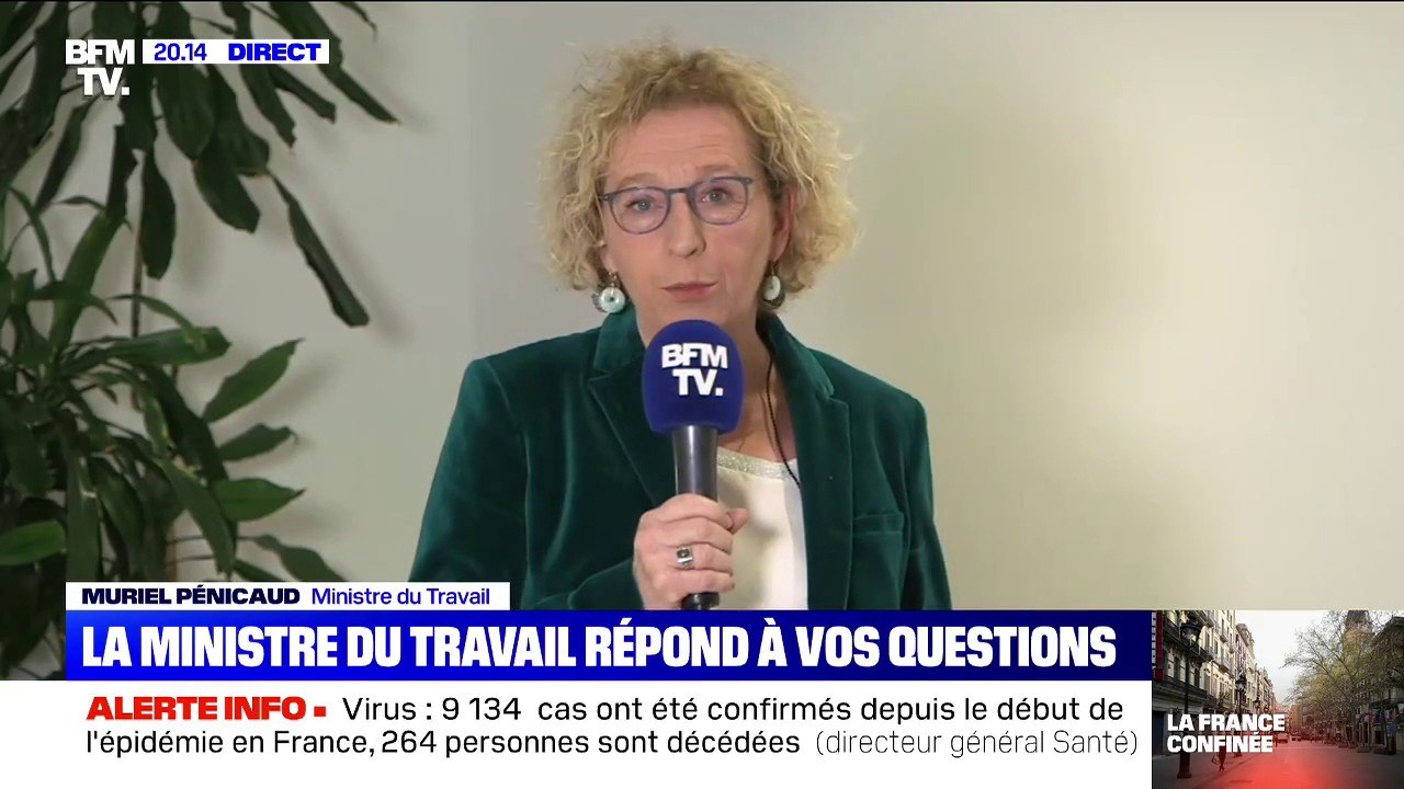 Qui doit ou non aller travailler malgré le confinement ? Muriel Pénicaud répond