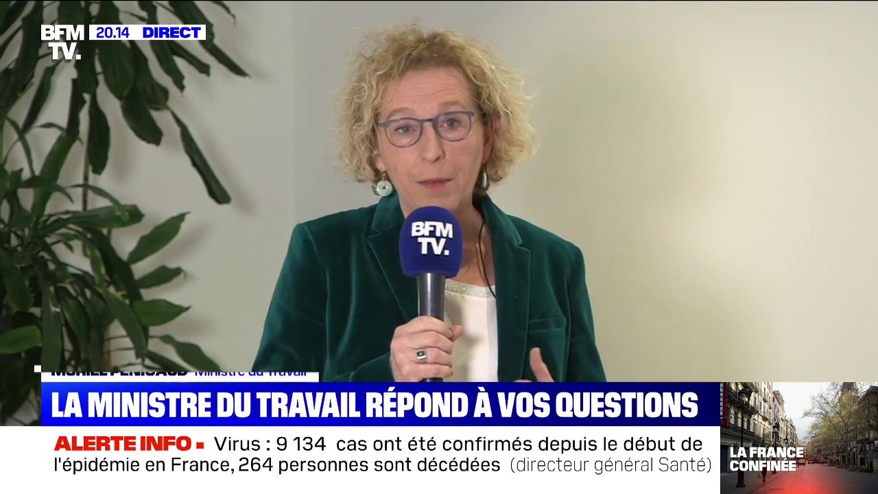 Muriel Pénicaud: "Les emplois à domicile aussi auront droit au chômage partiel"
