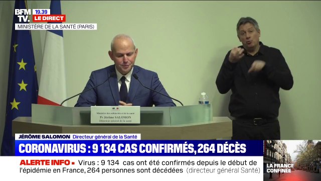 Coronavirus: 7% des 264 morts en France ont moins de 65 ans, selon le directeur général de la Santé