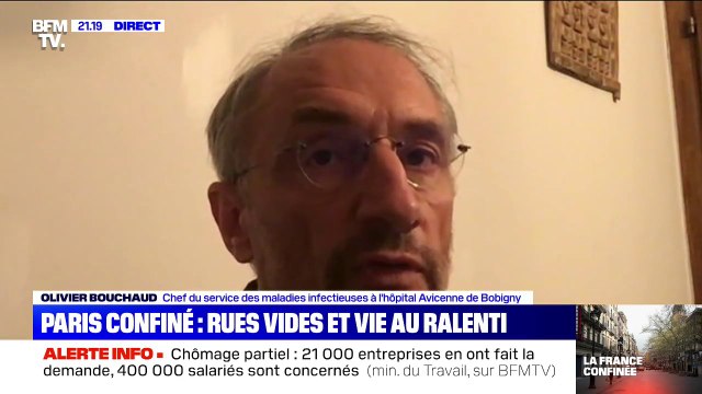 Il faudra au minimum 15 jours avant de voir les effets du confinement Chef du service des maladies infectieuses à l'hôpital Avicenne