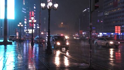 Başkentte kar yağışı - ANKARA