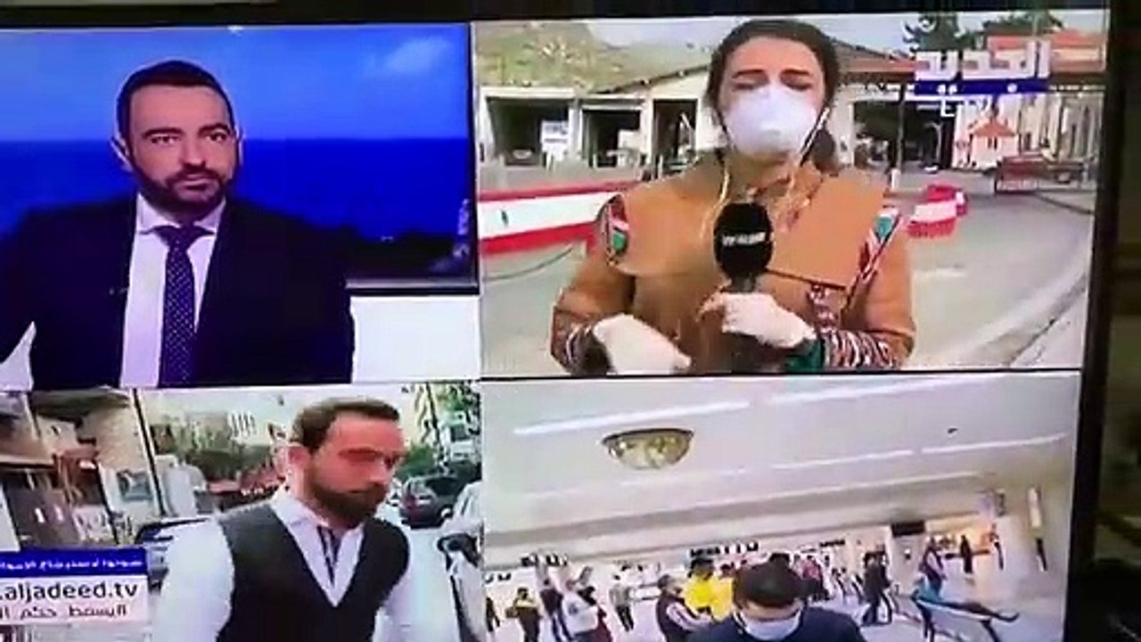 Muhabir korona virüsten canlı yayında yere yığıldı
