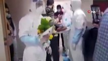 - Filistin'de karantinadaki hastaya sürpriz doğum günü kutlaması