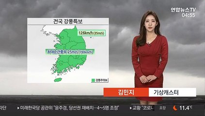 [날씨] 전국 강풍특보…곳곳 요란한 봄비