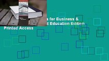 Full version  Statistics for Business & Economics (with Xlstat Education Edition Printed Access