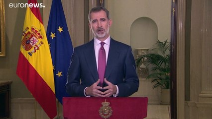Discurso de Felipe VI: "Este virus no nos vencerá. Al contrario. Nos va a hacer más fuertes"