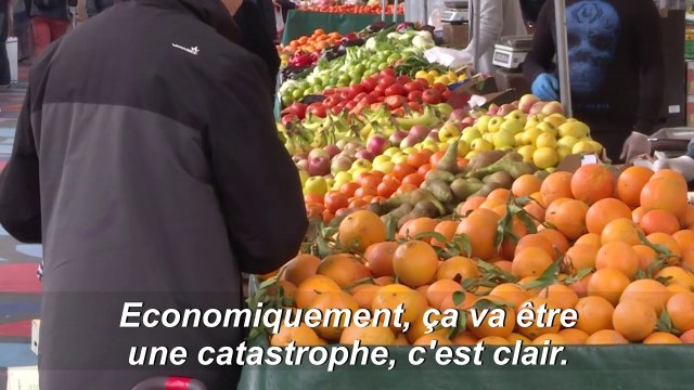 Coronavirus: au marché Barbès, l'inquiétude des commerçants