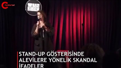 Pınar Fidan Stand-up gösterisinde alevilere yönelik skandal ifadeler