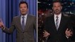 Jimmy Fallon, Jimmy Kimmel Film From Home, Make Quarantine Jokes | THR News