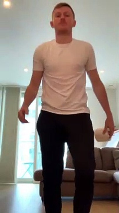 Guy in Self-Quarantine Smashes Glass Table While Playing Wit