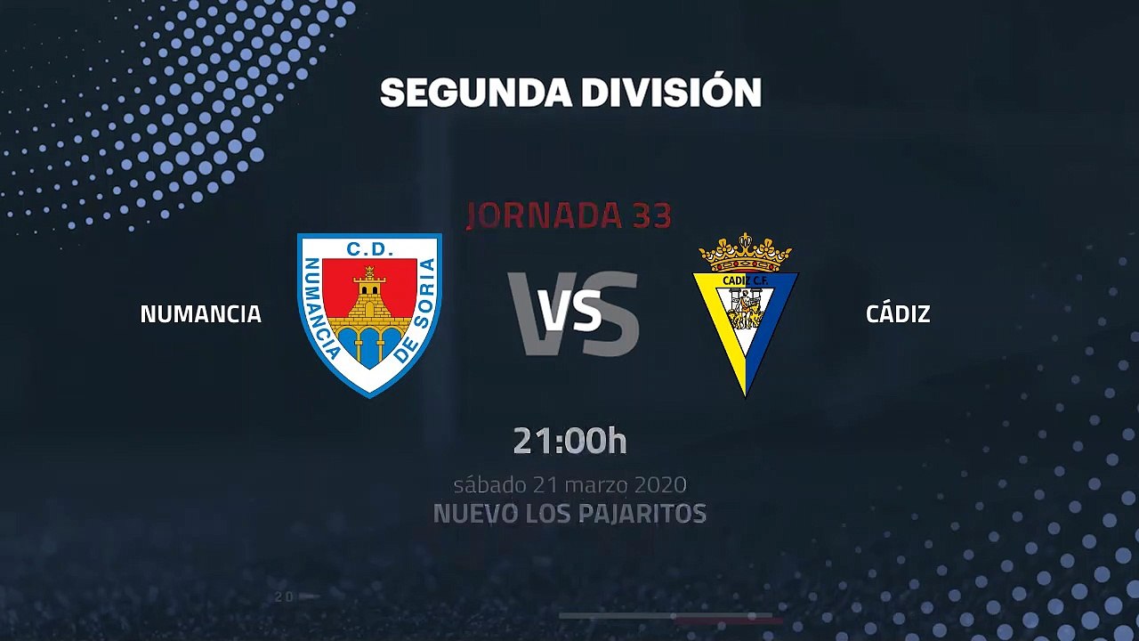 Previa partido entre Numancia y Cádiz Jornada 33 Segunda División