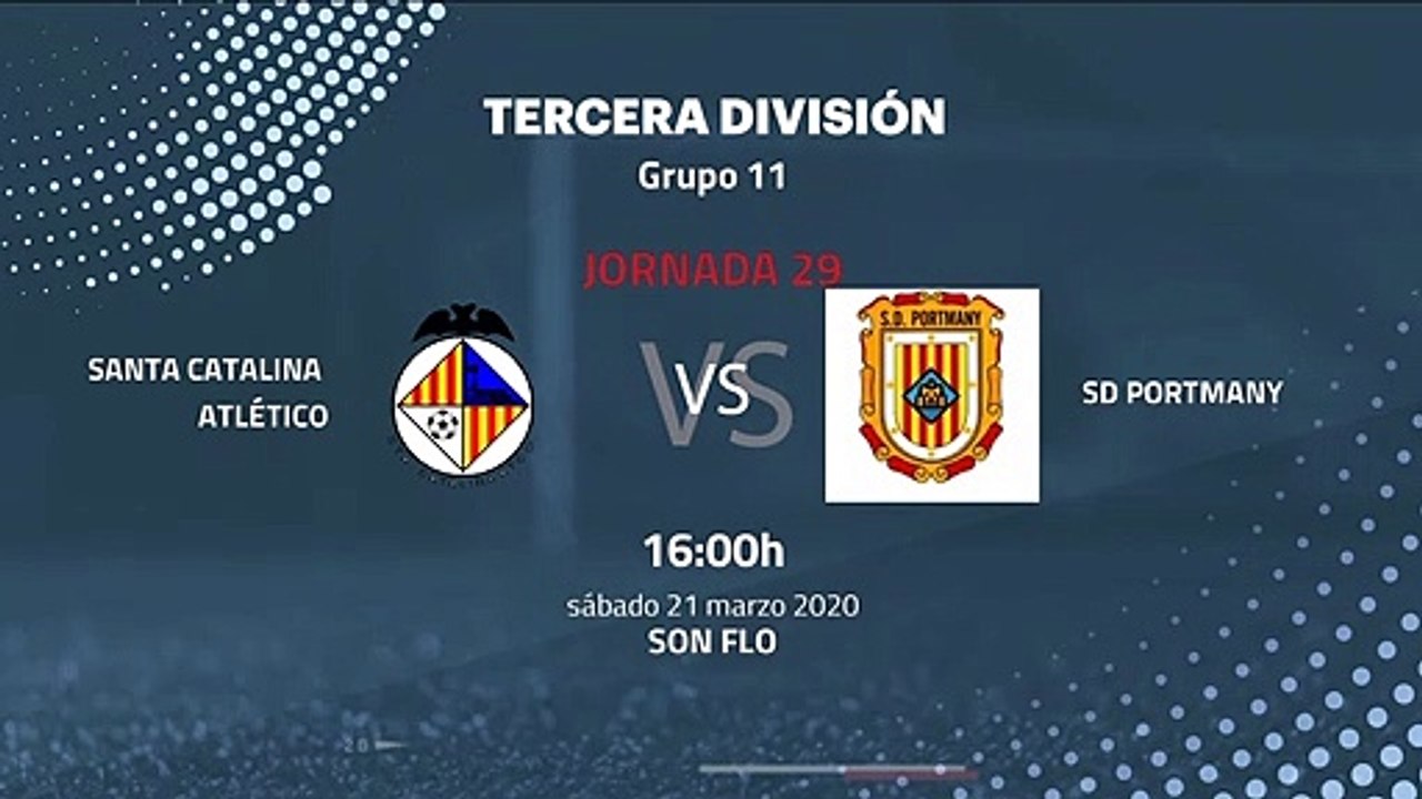Previa partido entre Santa Catalina Atlético y SD Portmany Jornada 29 Tercera División