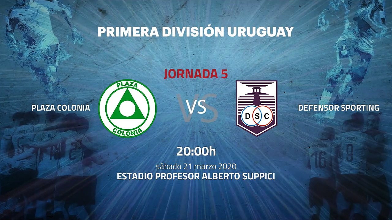 Previa partido entre Plaza Colonia y Defensor Sporting Jornada 5 Apertura Uruguay