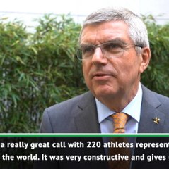 Bach presses on with Olympic plans despite COVID-19 threat