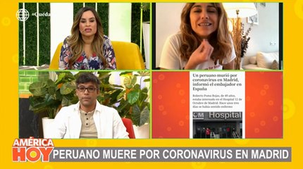 La presentadora Mónica Hoyos habló de la díficil situación en España