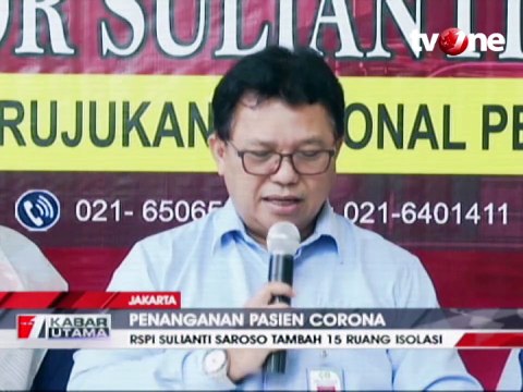 RSPI Sulianti Saroso Tambah 15 Ruang Isolasi