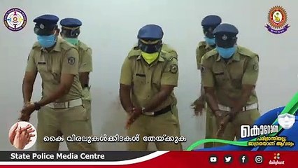 Let's dance: Indian police hand washing video becomes a hit online